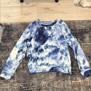 Old Navy Blue Patterned Top